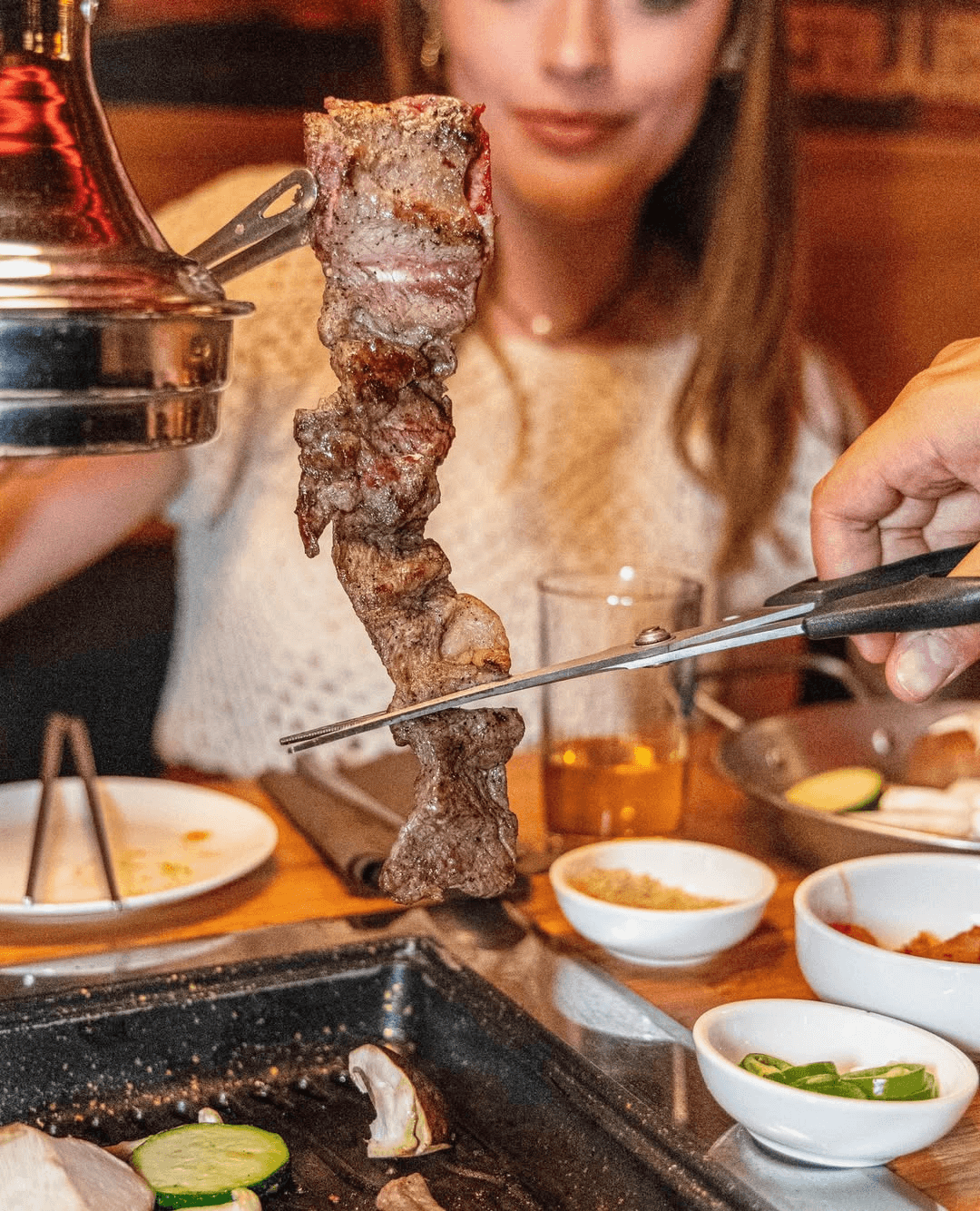 Viande grillée